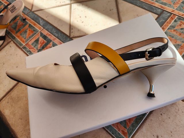 BIBI LOU - Scarpe beige/giallo tg 40