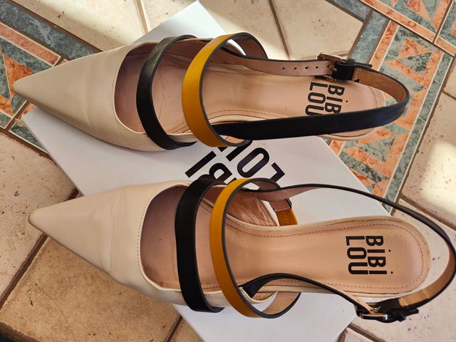 BIBI LOU - Scarpe beige/giallo tg 40