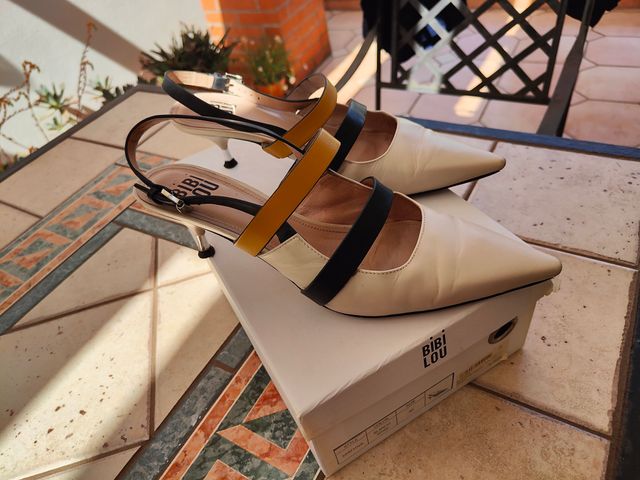 BIBI LOU - Scarpe beige/giallo tg 40