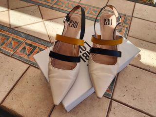 BIBI LOU - Scarpe beige/giallo tg 40