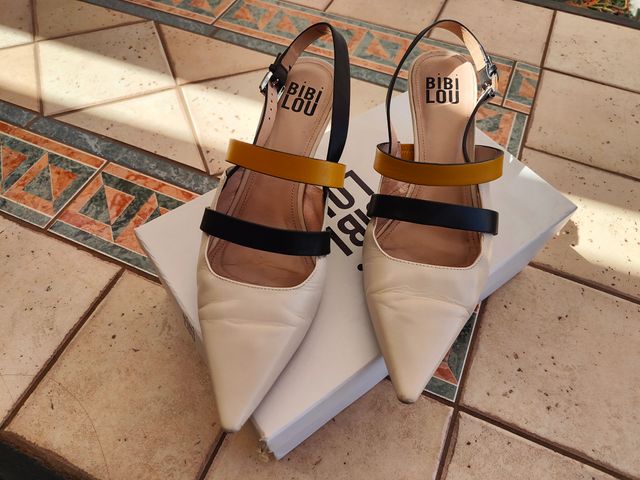 BIBI LOU - Scarpe beige/giallo tg 40