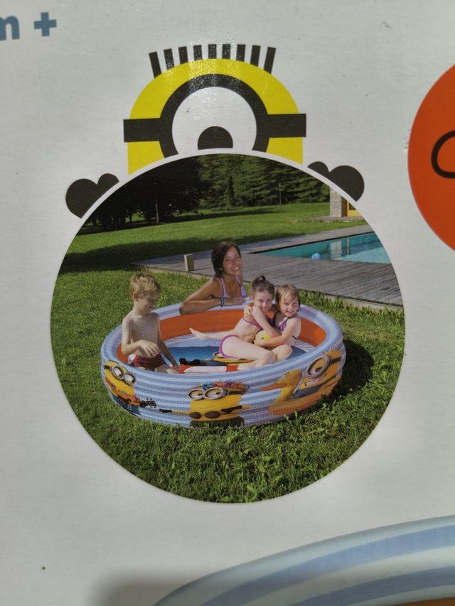 Piscina hinchable Minion 100cm