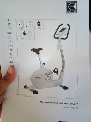 Bicicleta estática Kettler Polo M