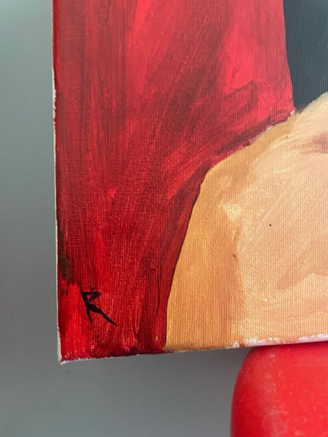 Cuadro mujer sin rostro