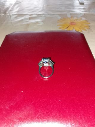 Anello Zaffiro blu