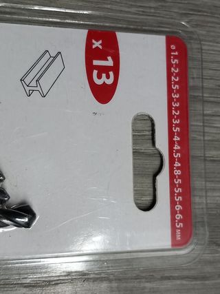 Brocas metal 13uds