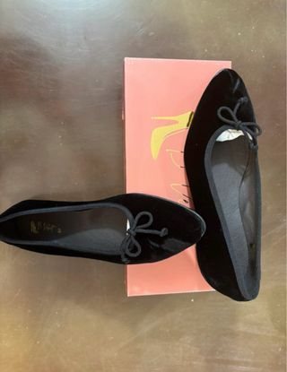 Bailarinas Flabelus negras, talla 37