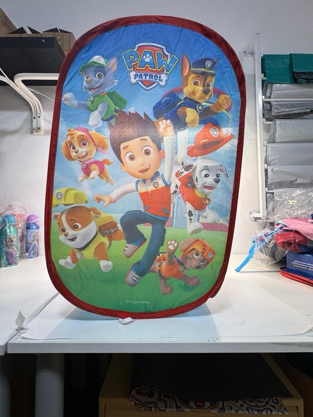 Cesto de arrumação para crianças Paw Patrol