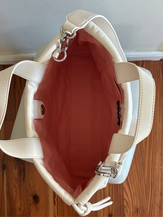 Bolso Tous crema - acolchado