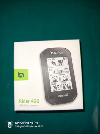 Bryton Rider 420 GPS Ciclocomputer
