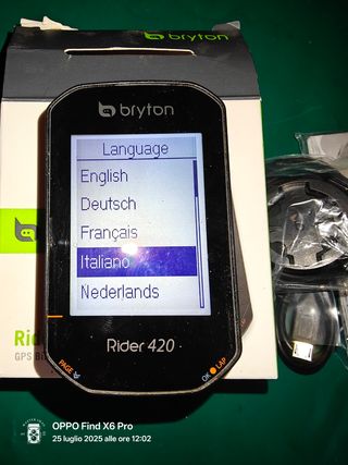 Bryton Rider 420 GPS Ciclocomputer