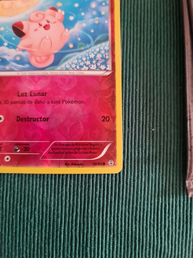 Carta Clefairy Generaciones