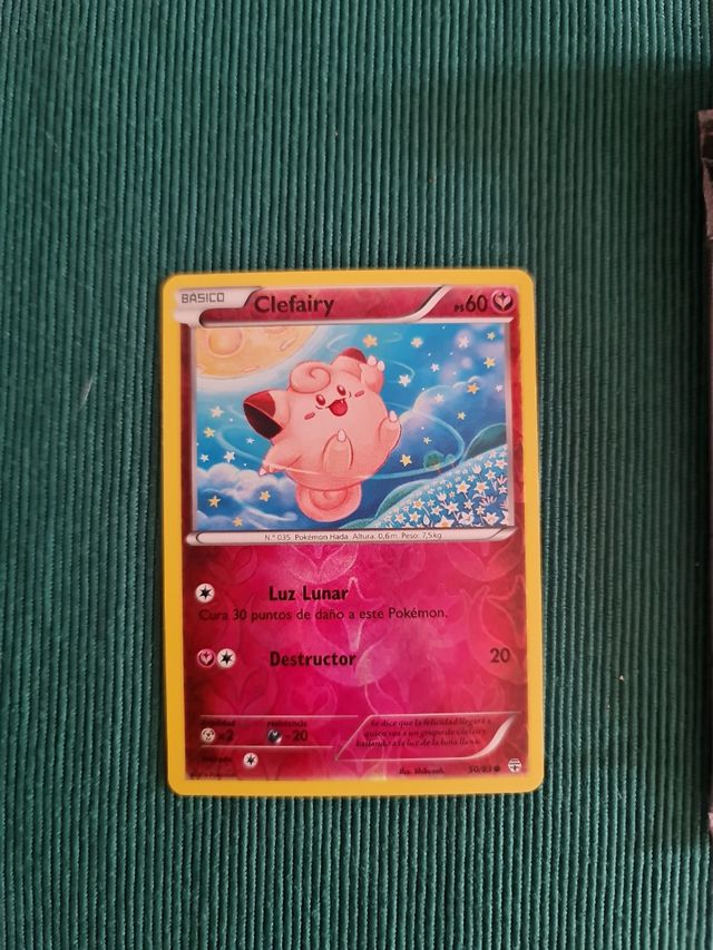 Carta Clefairy Generaciones