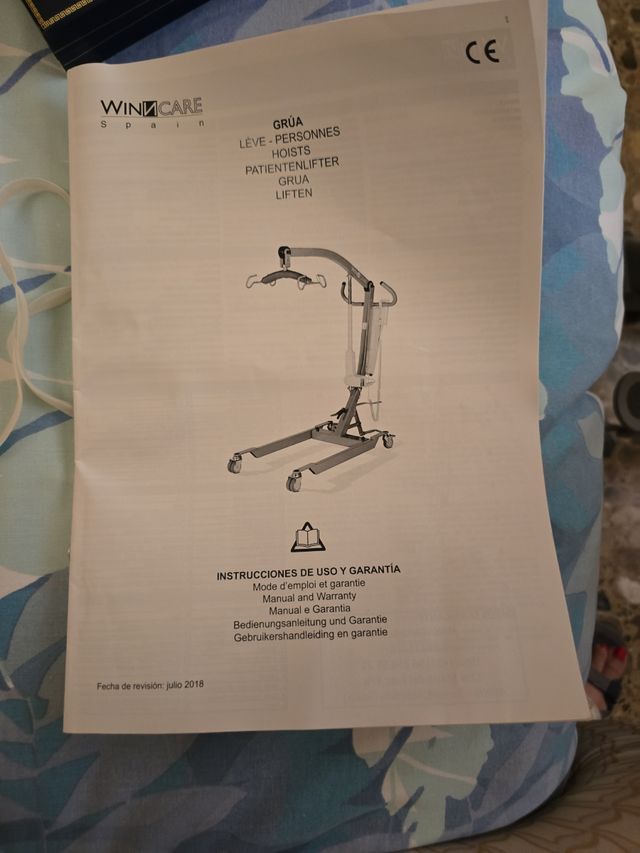 Grua para personas enfermas