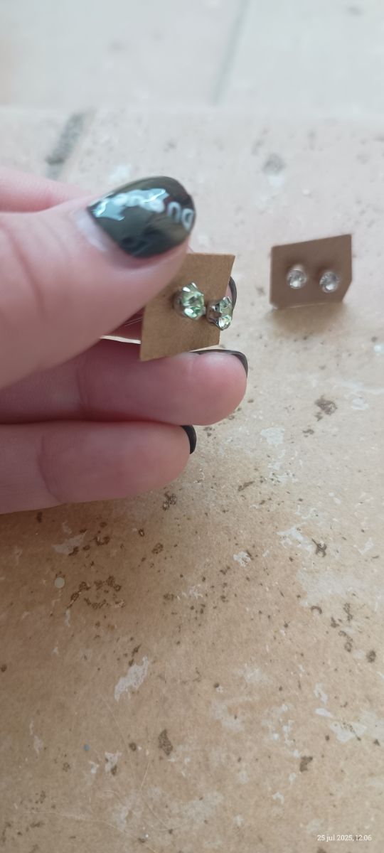 (PRECIO FIJO-NO PLATA) pack 3 pares pendientes