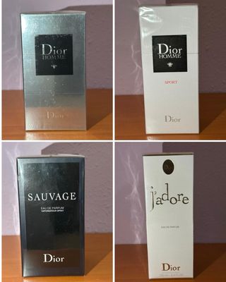 Perfumes Chanel, Dior, Yves Saint Laurent