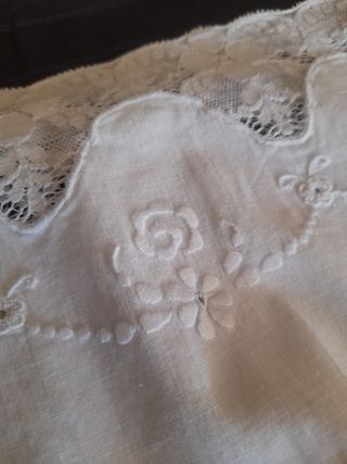 Enagua/camisón algodón blanco antiguo