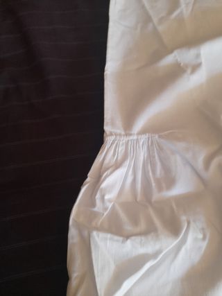 Enagua/camisón algodón blanco antiguo