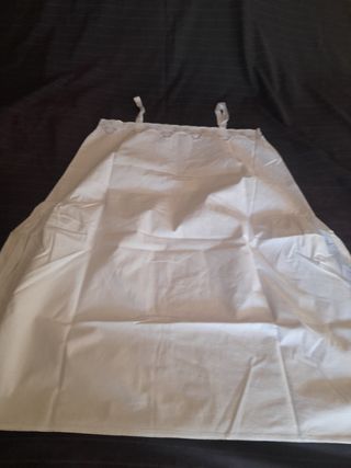 Enagua/camisón algodón blanco antiguo