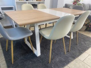 Mesa de comedor que se amplia