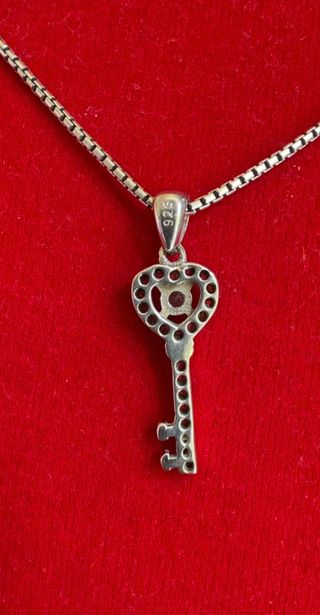 CADENA COLGANTE LLAVE PLATA 925 MUJER