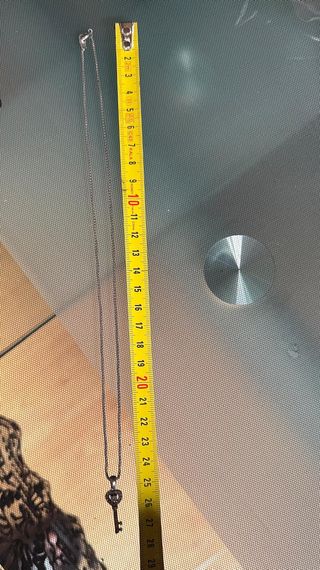 CADENA COLGANTE LLAVE PLATA 925 MUJER