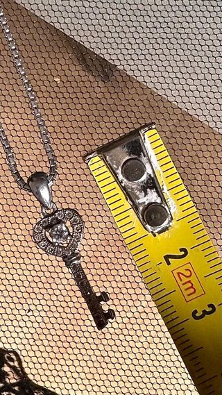 CADENA COLGANTE LLAVE PLATA 925 MUJER