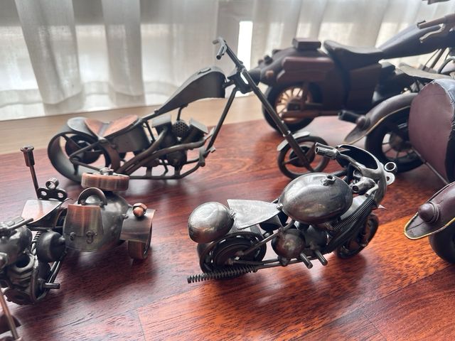 Miniaturas Motos Vintage - 6 unidades