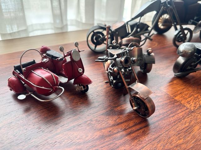 Miniaturas Motos Vintage - 6 unidades