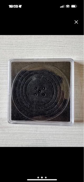 40 cápsulas cuadradas para monedas de 40mm maximo