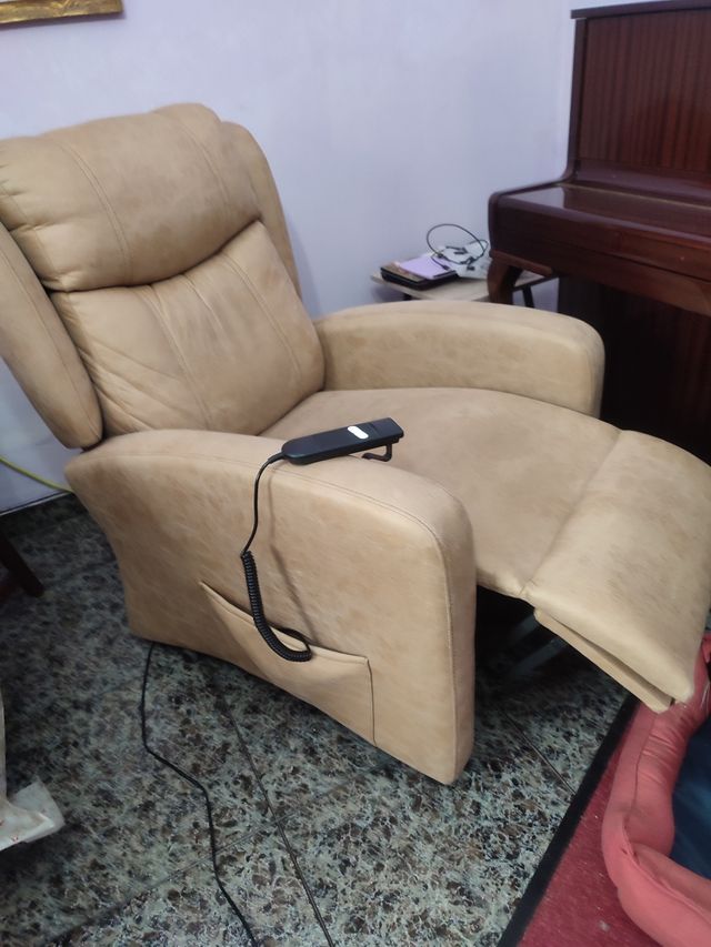 Sillón Relax Eléctrico Beige