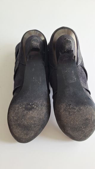 Botines negros Inside - Tacón bajo