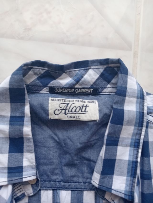 Camicia Alcott a quadri blu tg.S