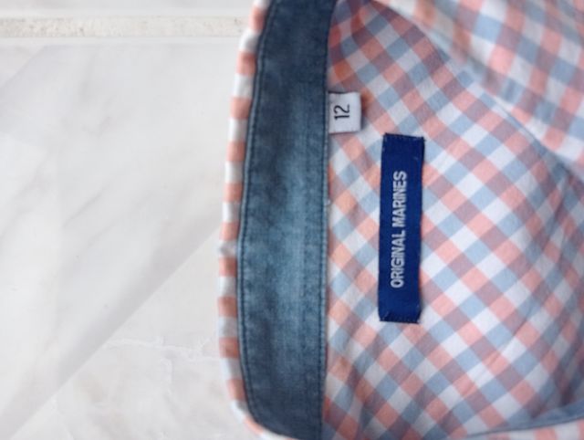 Camicia Original Marines Azzurra e Rossa tg.L