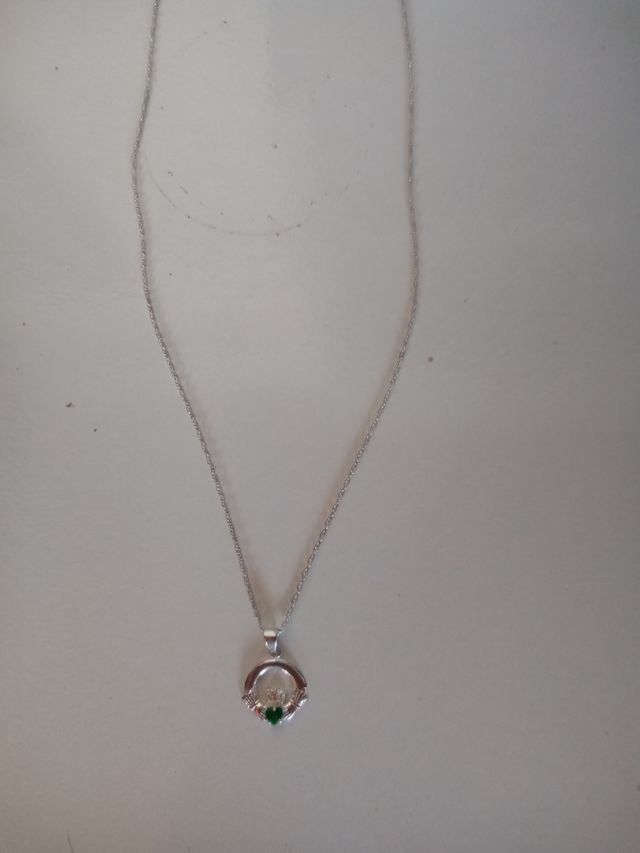 Colgante Irlandés Plata - Cadena