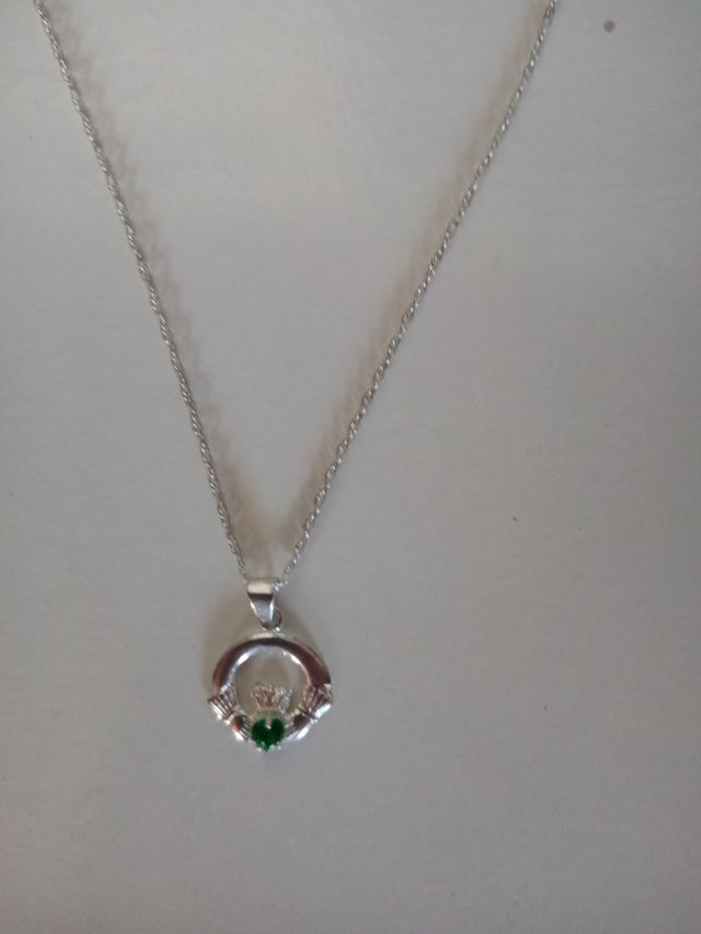 Colgante Irlandés Plata - Cadena