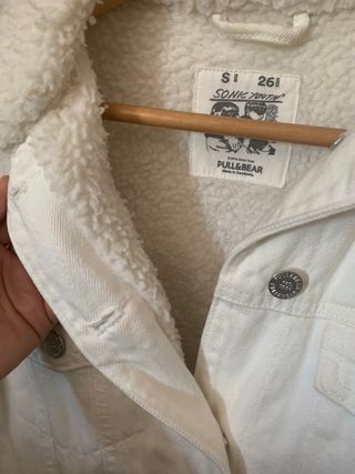 Chaqueta vaquera blanca Sonic Youth