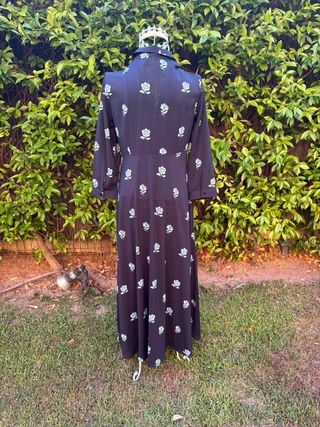 Vestido Kling negro - floral