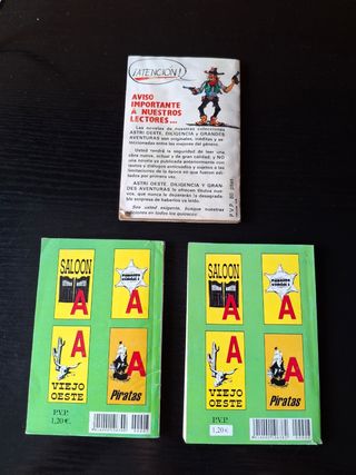 3x1€ Novelas del oeste/western