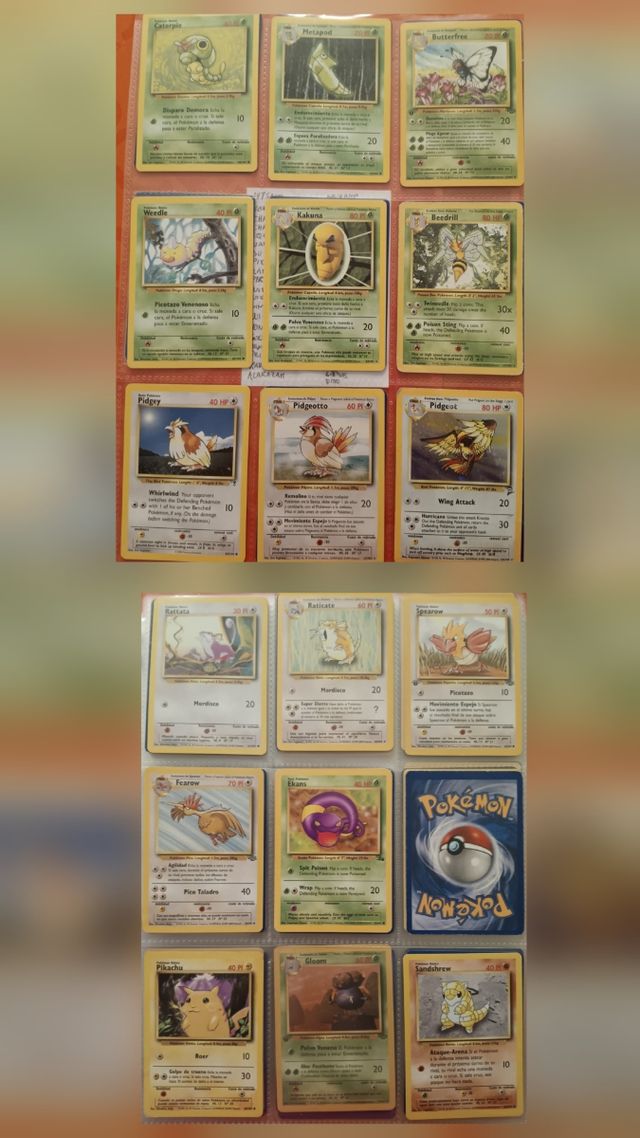Carte Pokemon Vintage