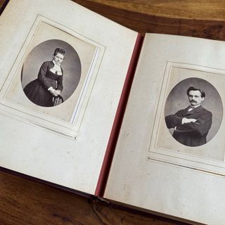 Álbum Fotos Antiguo CDV