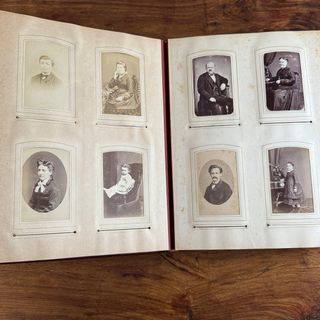 Álbum Fotos Antiguo CDV