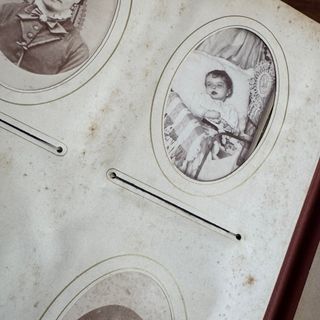Álbum Fotos Antiguo CDV