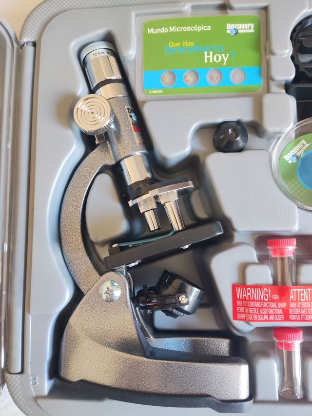 Microscopio Discovery Channel + Kit