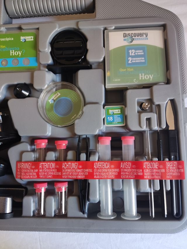 Microscopio Discovery Channel + Kit