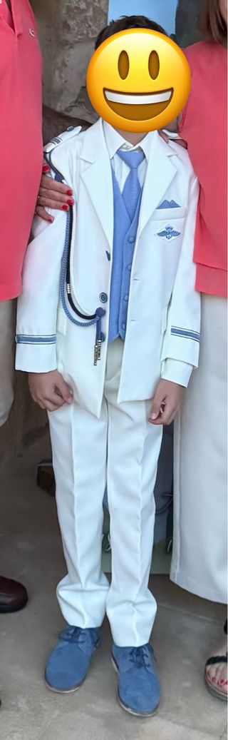 Traje comunión niño - Blanco