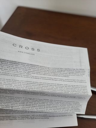 3 Bolígrafos CROSS - Plateados