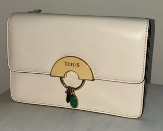 Bolso Tous mini beige-dorado