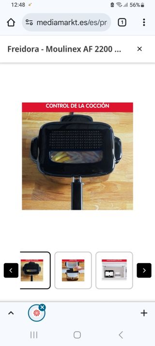 Freidora Moulinex sin usar
