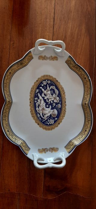 Vassoio porcellana Capodimonte